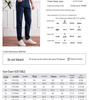 YaYun Men's Business Casual Straight-Leg Denim Jeans