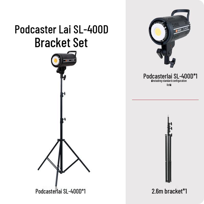 Holofote Yingbang 400W para Transmissão ao Vivo - Luz Suave de Preenchimento para Fotografia e Beleza