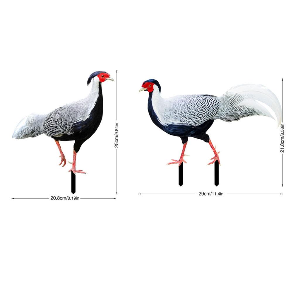 1 pieces lawn decoration pheasant garden decoration outdoor posts decoration