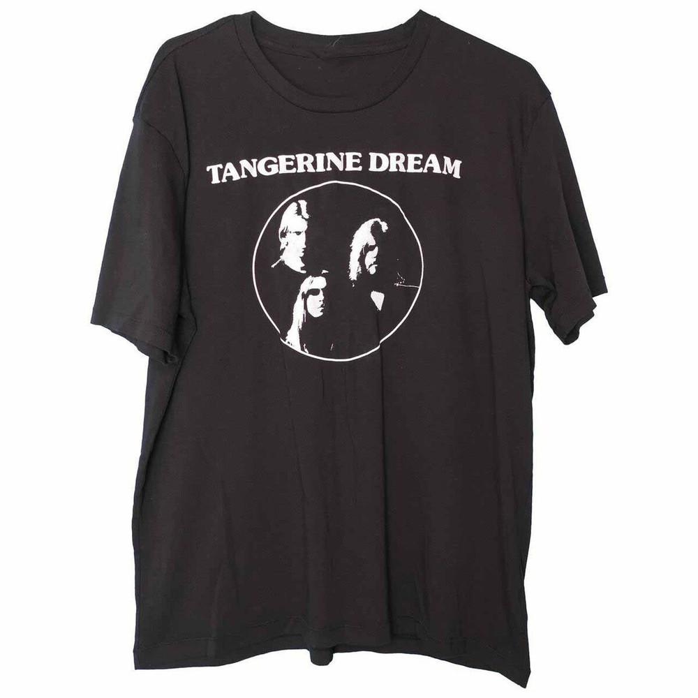 

Ретро Рубашка Колдуна Tangerine Dream с коротким рукавом Черная Унисекс S-5XL AL262 Унисекс Футболка S