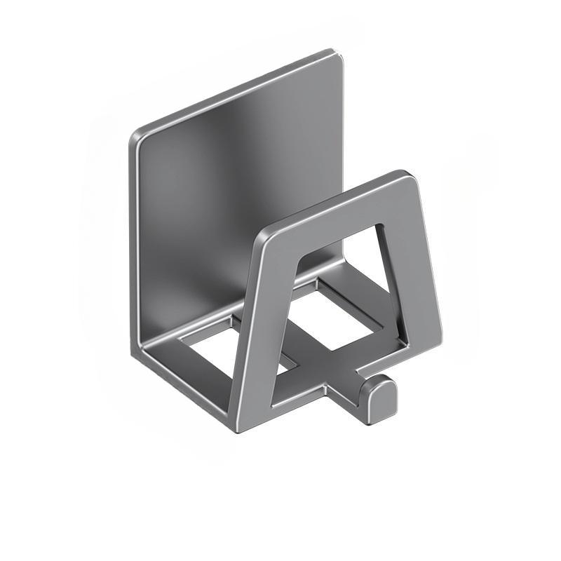 1 Stück Edelstahl Schwammhalter Selbstklebend Spülbecken Abtropfgestell Trocknen Schwämme Roste Regal Küchenaufbewahrung Wandhaken Halter Organizer