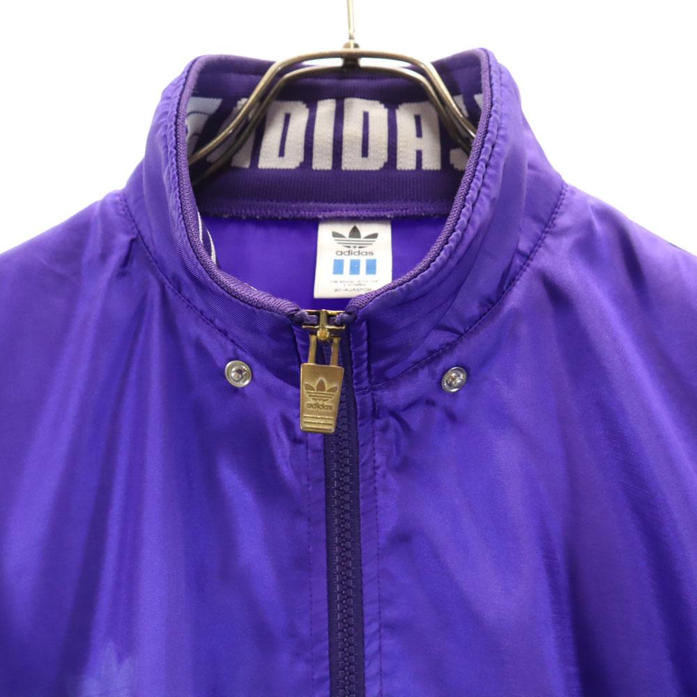adidas 80s Vintage Descente Trefoil logo Jacket M purple Windbreaker Men's Used