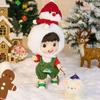 Trendy 9-inch BJD Christmas Tree Snowman Doll with Changeable Clothes - Hot-selling Holiday Gift