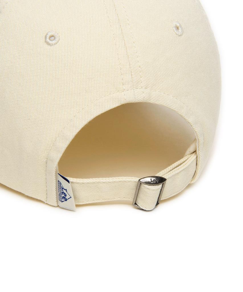 LEE Small Twitch Logo Cotton Ball Cap Ivory