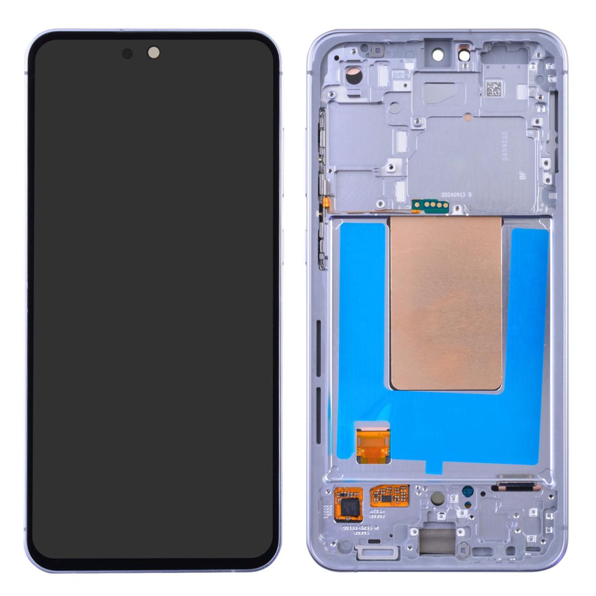 

For Samsung Galaxy S24 FE S721U OEM Grade S AMOLED Screen and Digitizer Assembly+Frame (Without Logo) Grey