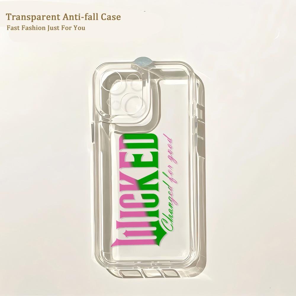New Movie Wickeds Hot Phone Case for IPhone 17 16 16e 15 14 13 12 11 Mini Pro Max X XR XSMax 7 8 Air Plus Transparent Back Cover
