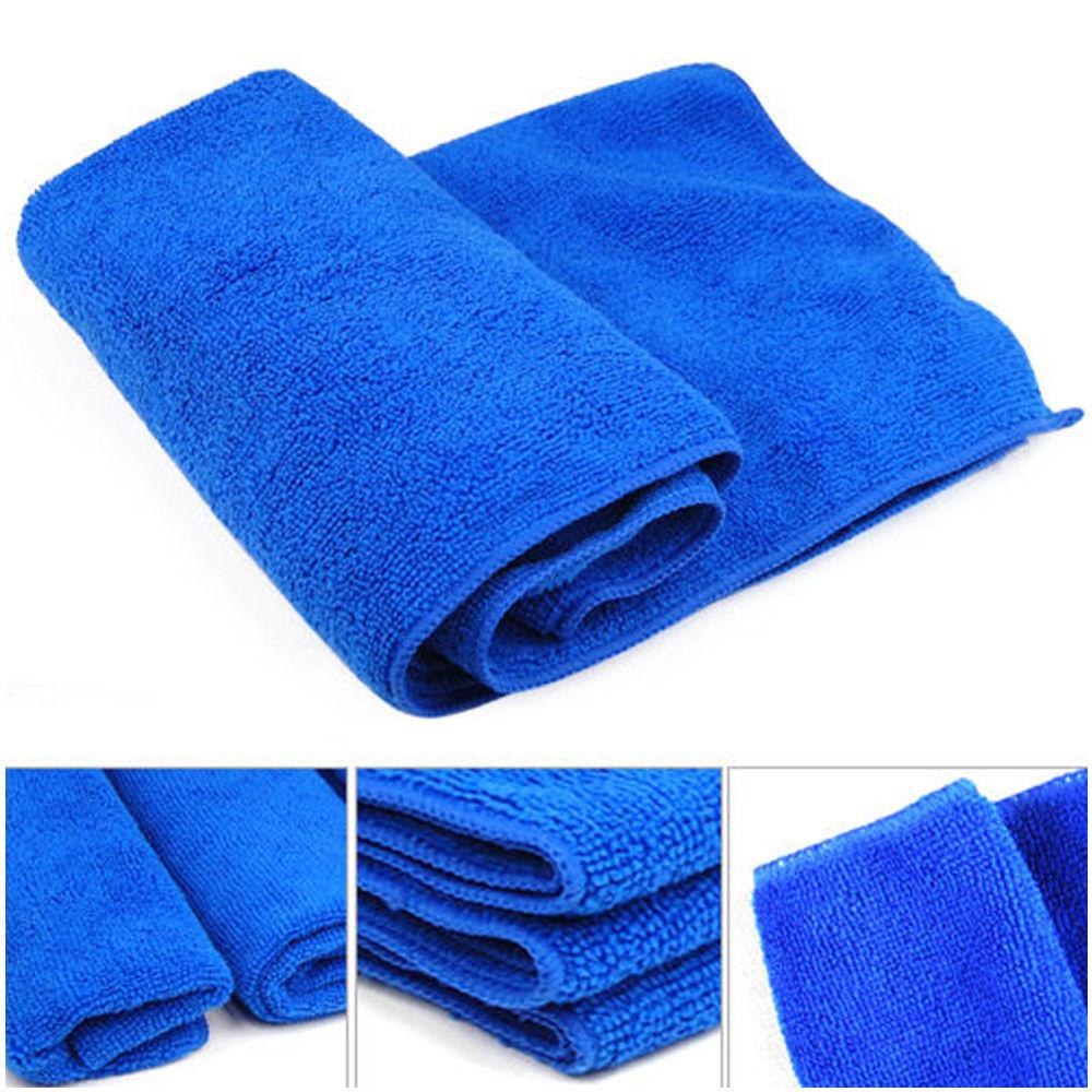 Microfiber 201Pcs Car Wash Towels Absorbent Drying Hemming Car Care Cloth Household Kitchen Bathroom Cleaning Cloths Towel Rags
