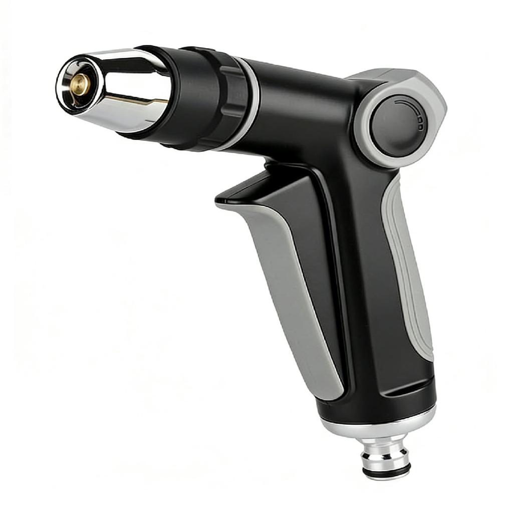 Garden Hose Nozzle Fits 3/4in Expandable Hose Leakproof Hose Sprayer for Car Washing Garden Watering Patio Cleaning