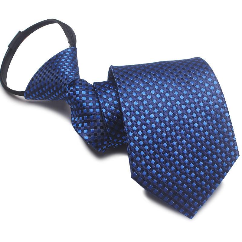Mens Business Polyester Tie With Arrow Design And Zipper Closure For Office