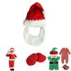 Christmas Kids Snowman Velvet Cosplay Costume Soft Comfortable Gift Idea