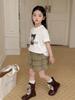 New Summer Kids' Cartoon Cat Short Sleeve T-shirt - Boys' Casual Korean Style Top