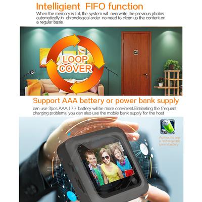 2.4 Inch Video Doorbell 145 Degree Peephole Viewer Video Eye Door Bell Smart Home Outdoor Camera