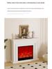 European-Style Customizable Decorative Fireplace Cabinet with Electronic Flame Insert