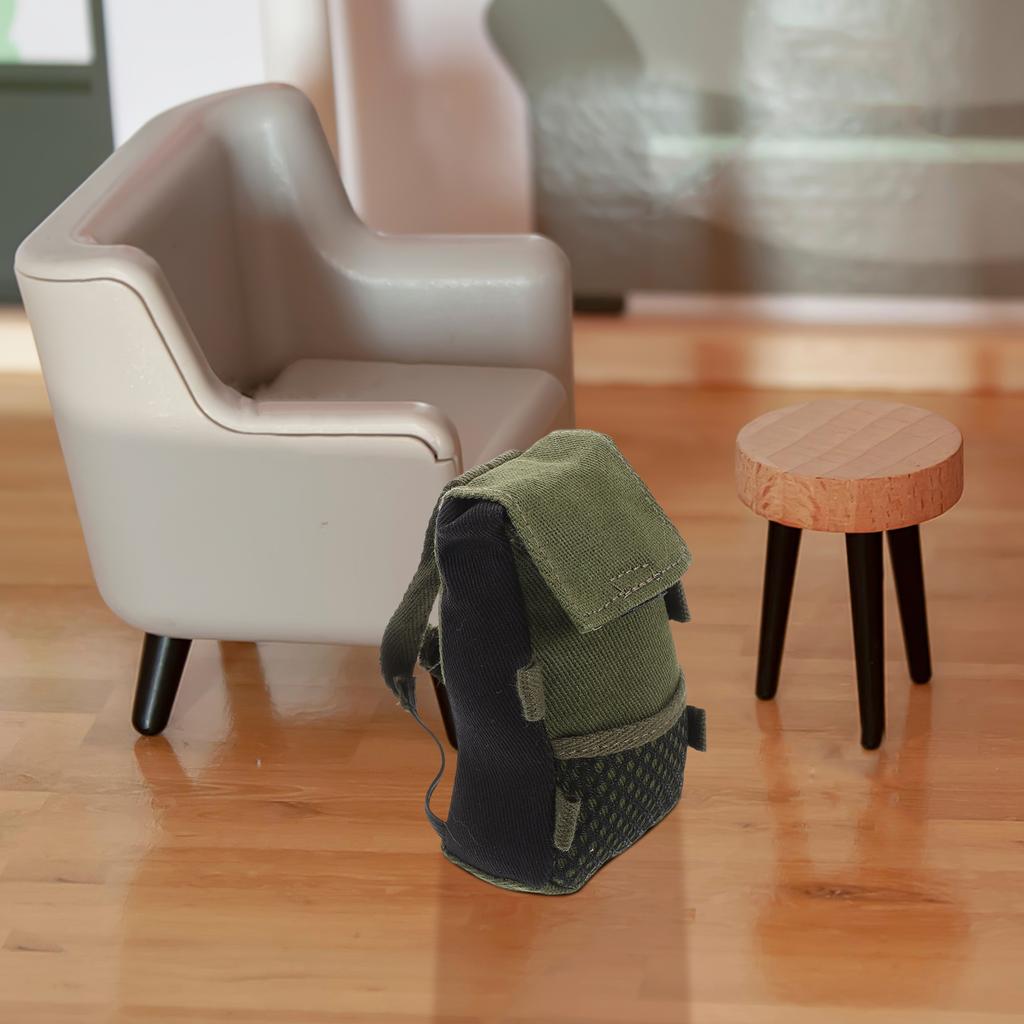 Soldier Backpack 1/6 Scale Backpack Tennis Bag Action Figure Accessories Miniature Sports Bag Pretend Play Toy For Kids And