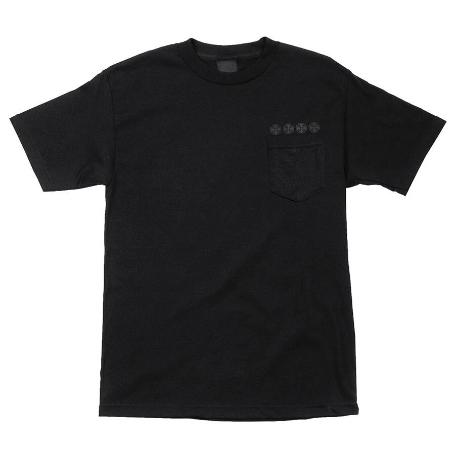 Independent Skateboard Shirt Chain Cross Black L