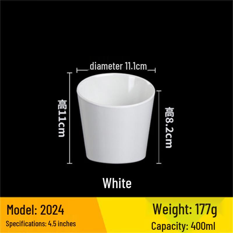 

Melamine Angled Serving Bowl