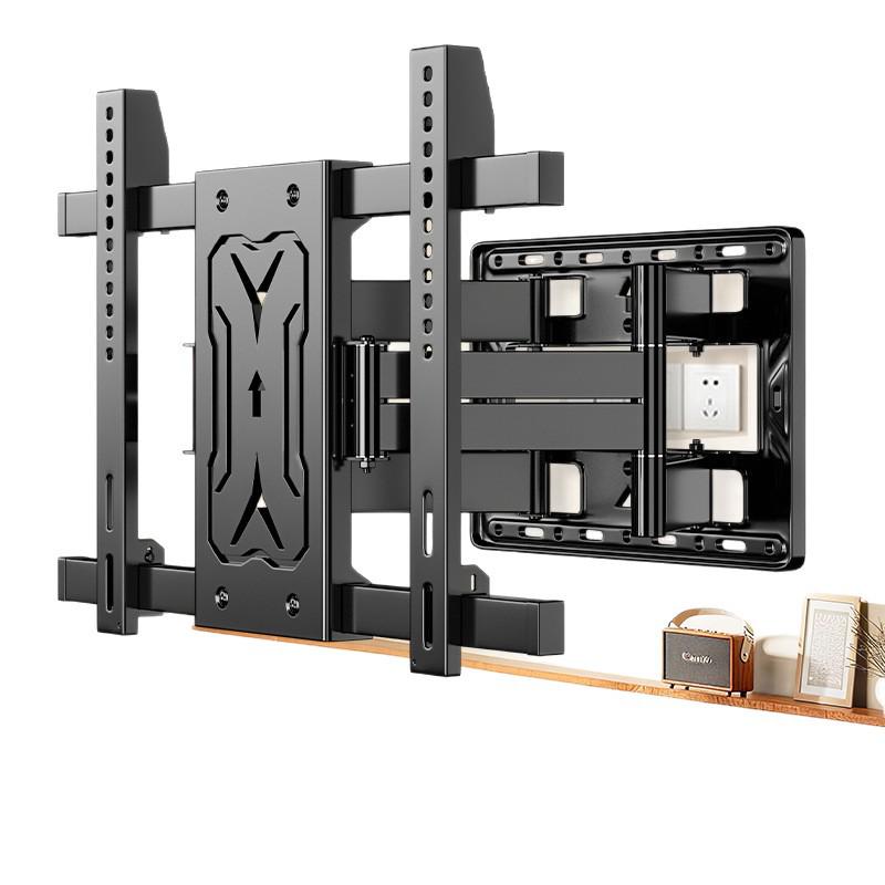 Ultra-Thin Rotating Wall Mount for 32-110 Inch TVs: Movable, Retractable, Stable, Heavy-Duty