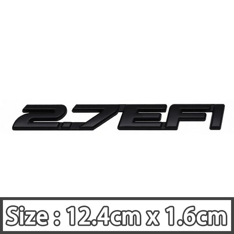 

3D Metal 2.7 EFI Car Stickers Car Rear Trunk Emblem Badge Body Decal For Toyota Prado Land Cruiser Tacoma Car Exterior Stickers