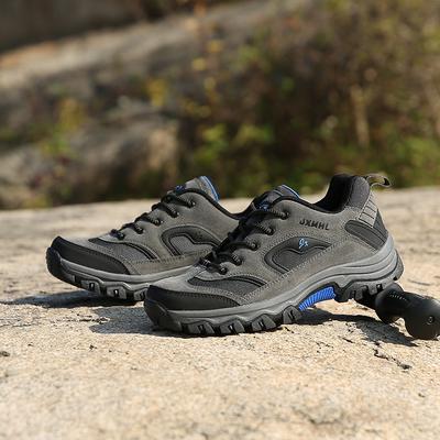 Youth Platform Outdoor Hiking Sports Shoes Four Seasons Men's Lace-up Casual Hiking Shoes