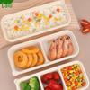 Dalu Corn Starch 3-Compartment Disposable Lunch Box
