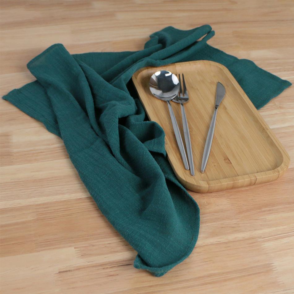 4PCS 45X60CM Large Size Gauze Cotton Napkins,Reusable Kitchen Dining Placemats,Customized Dinner Table Rustic Wedding Decor
