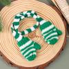 1/12 Dollhouse Handmade Mini Knitting Scarf Gloves Designed For Dolls Xmas Clothes Gown UP DIY Dollhouse Xmas Scene Decor