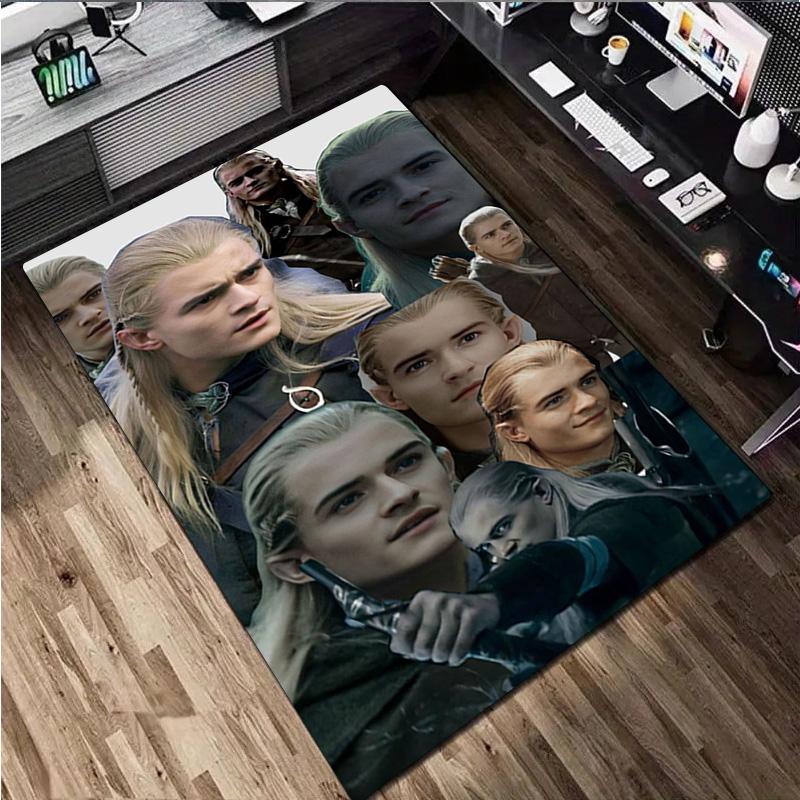 The Lord Of The Rings Carpet Office Decorative Carpet For Living Room Bedroom Door Mat Floor Rug Computer Chair Area Rug