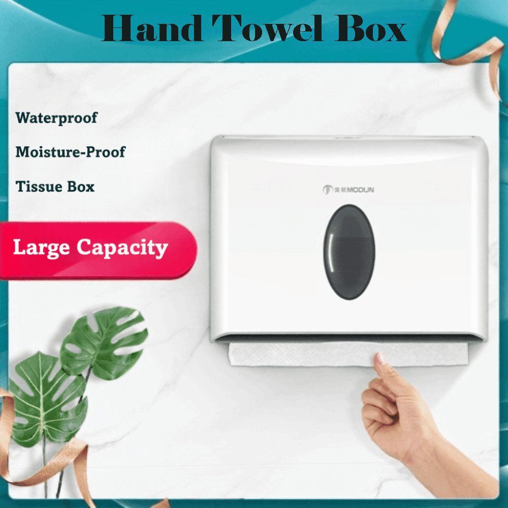 Wandmontierte Toilettenpapierbox ABS Papiertuchaufbewahrung Taschentuchspender für gewerbliche Toiletten