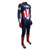 Vengadores Capitán América 4 Body Marvel Disfraz de Cosplay para Hombre Juego de Roles Traje de Halloween