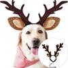 Christmas Pet Antler Headbands For Small Media Dog Cats Soft Costumes Party Decoration Photo Shoot Accessory