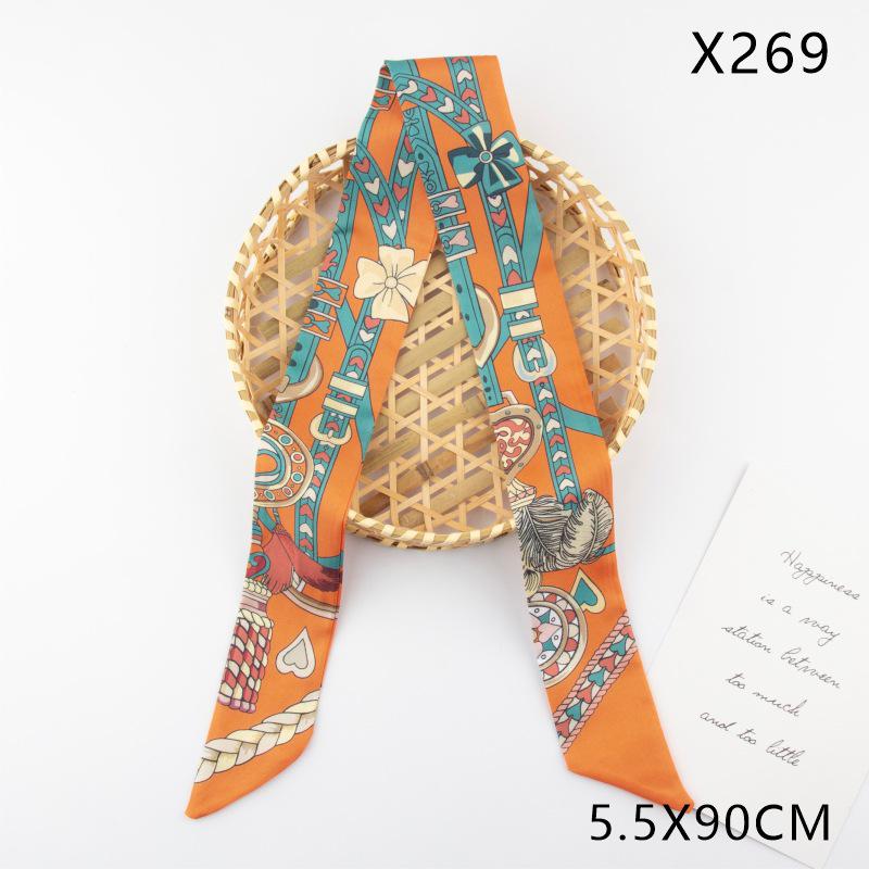 Versatile Vintage Silk Scarf: Hair Tie, Headband, Bag Accessory