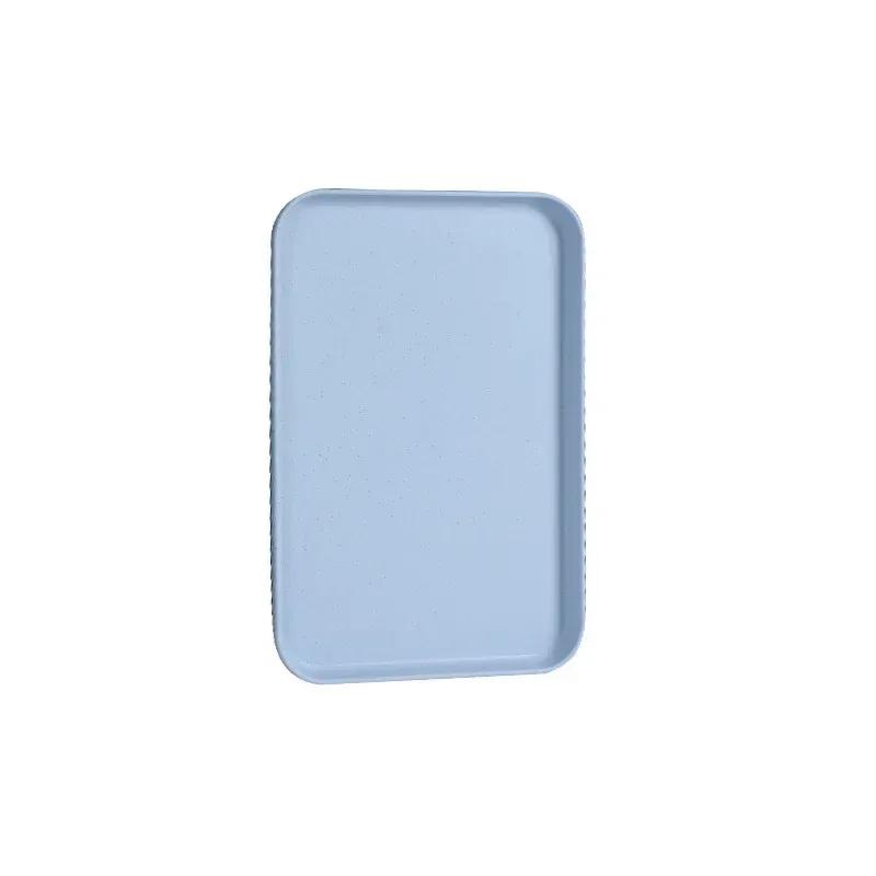 2024 Exquisite Nordic Multi-Function Rectangular Plastic Serving Tray Kitchen Organizer Home Kitchen Fruit Dessert Trayfor Plastic kitchen organizer