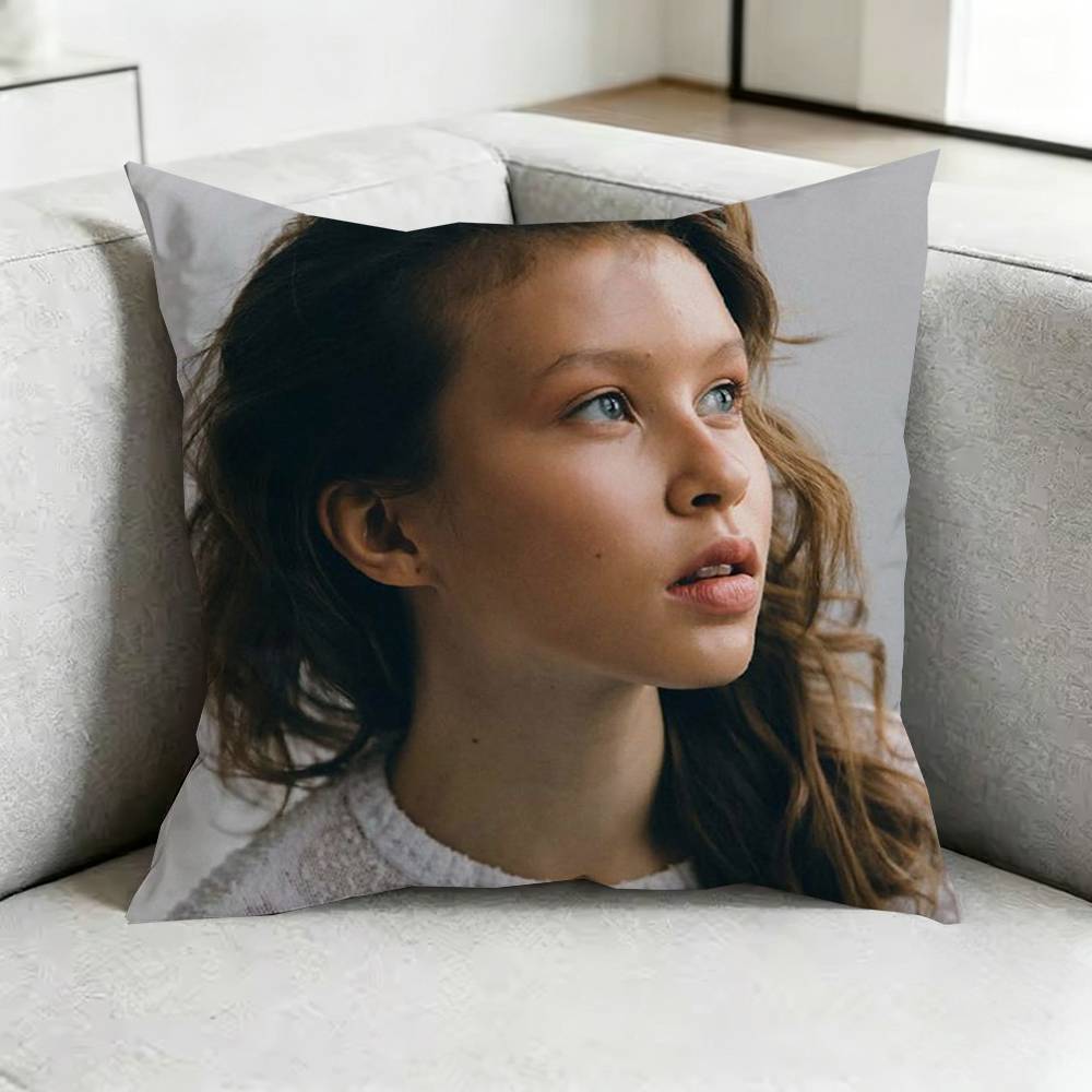 AnnaA Anka PPeresild Square DoubleSided printed Pillow Case Bedroom Bedside Pillow Sofa Cushion Cover Gift