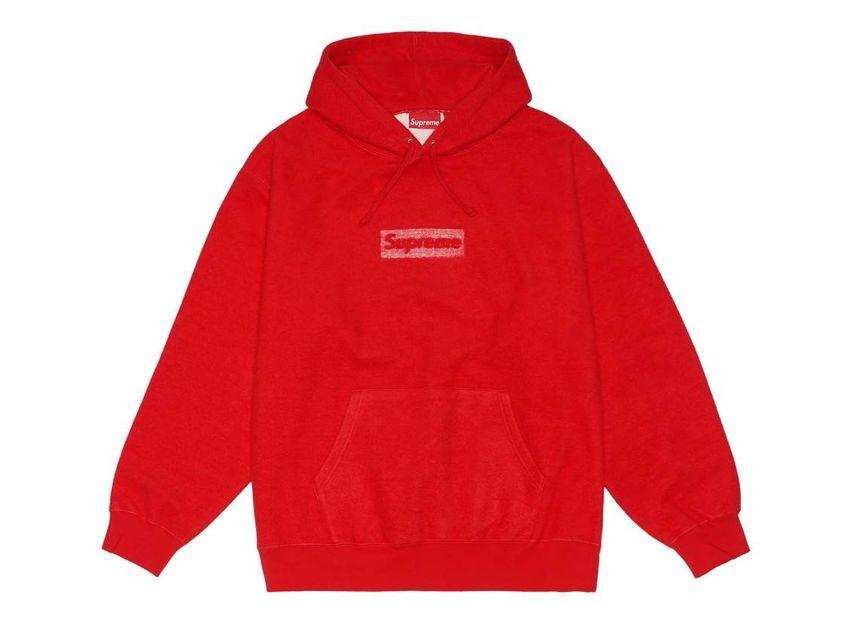 Supreme Inside Out Box Logo Hooded Sweatshirt Red