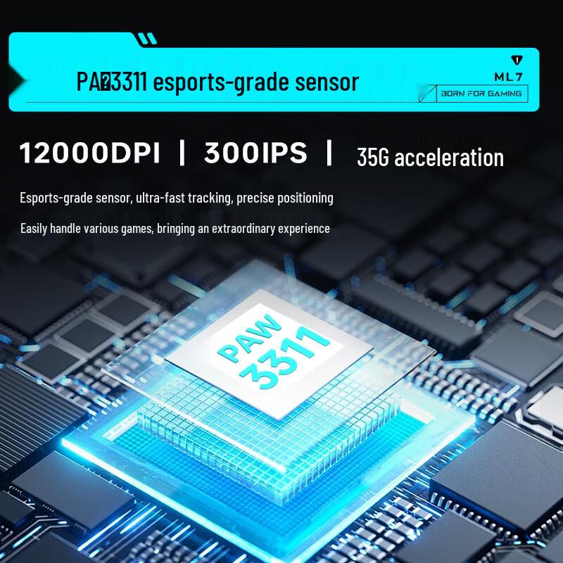 ThundeRobot ML7 Extended Wireless Gaming Mouse with Charging Dock