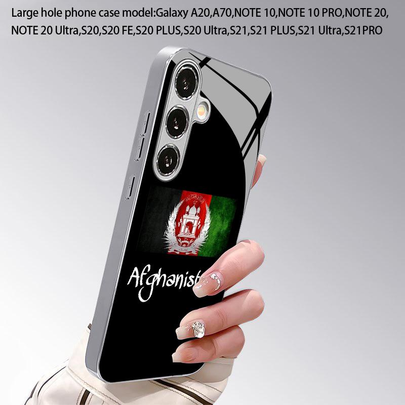2D Vzor národního znaku Pouzdro na telefon pro Samsung S26 S25 S24 S23 S22 S21 S20 A56 A36 A16 - Galvanicky pokovený skleněný ochranný kryt