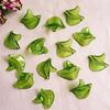Frosted Lotus Leaf Thin Slices 24-36mm, Colored Hanging Holes for DIY Jewelry & Flower Weaving.