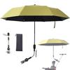 Pure Color Universal Baby Parasol with Holder Clip Lamp Sun Protection  for Trolley Bike Wheelchair