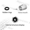 4Pcs Metal Alloy RS Logo Emblem Car Wheel Tire Valve Caps Stem Dust Cover For Chevrolet Captiva Trax Malibu Cruze Accessories
