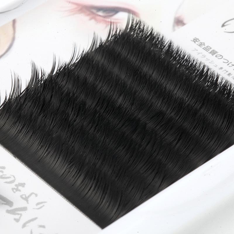 2024 V-Shaped Magnetic Grafting Eyelashes, 0.06 Natural Dense Blooming False Soft Lash Extensions