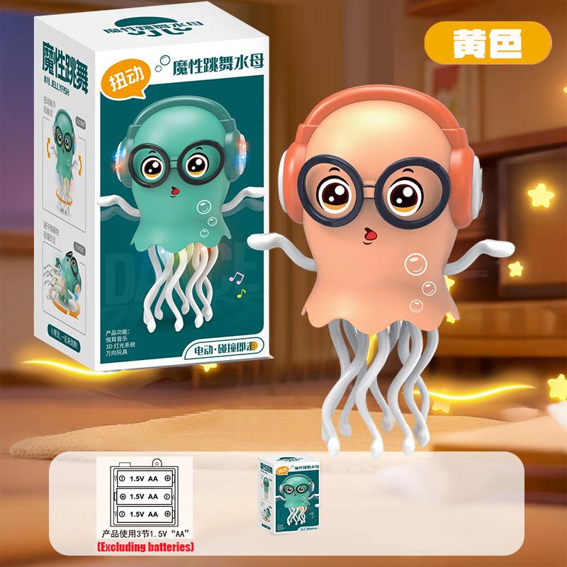 Magic Dancing Octopus Electric Squid Sensing Escape Obstacle Avoidance Octopus Children Decompression Fishing Toy Gift