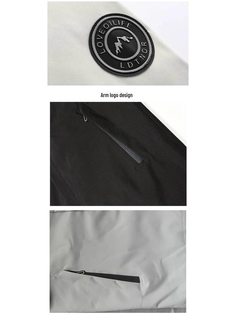 2024 Men's Waterproof Casual Outdoor Jacket - Trendy Spring & Autumn Design