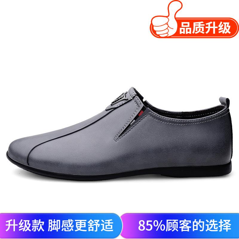 Summer new light luxury daily simple soft comfortable casual leather shoes