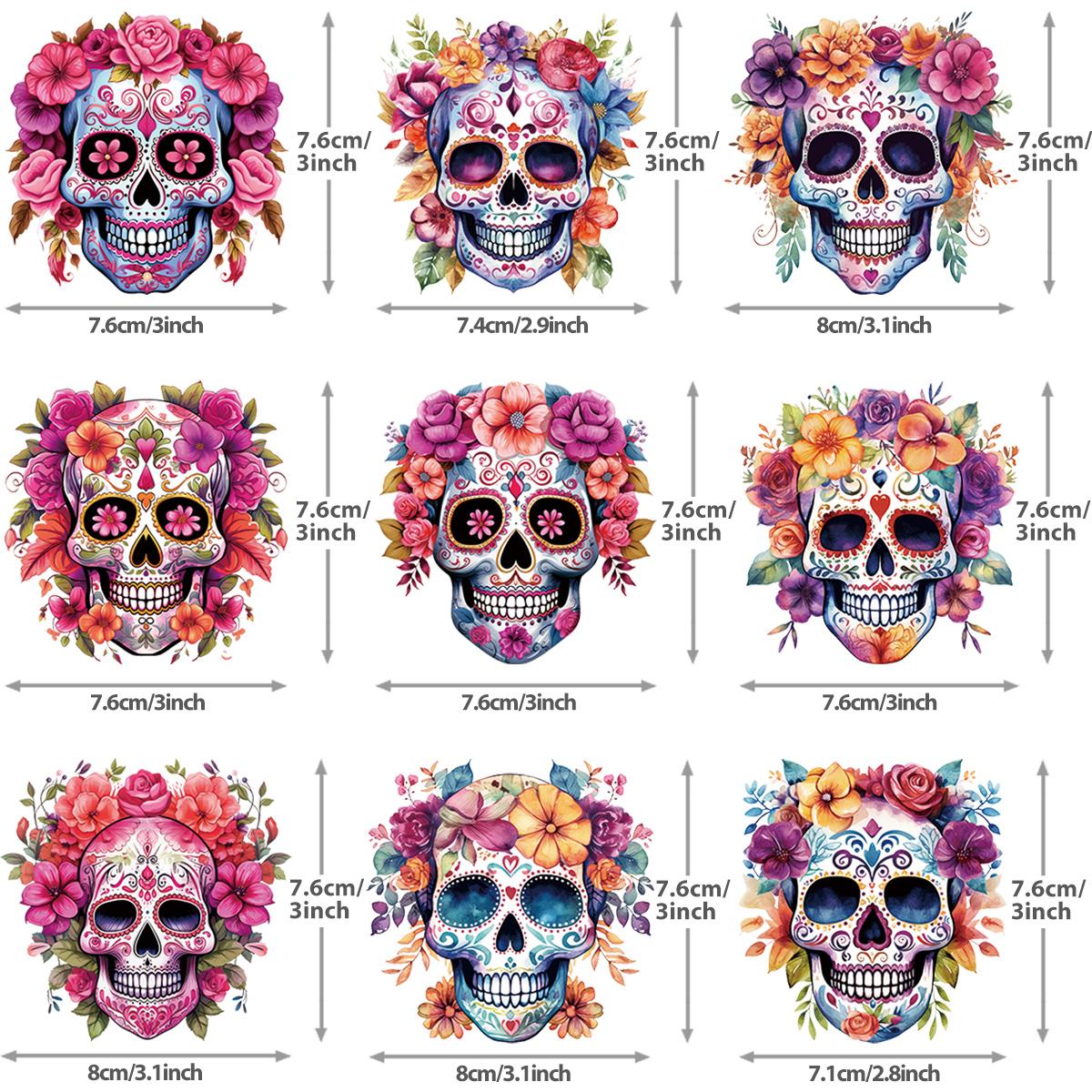 

Нашивки-переводы для одежды, элементы мира и смерти, украшения одежды, аксессуары «сделай сам», принт на футболке, новая нашивка, 9 шт.