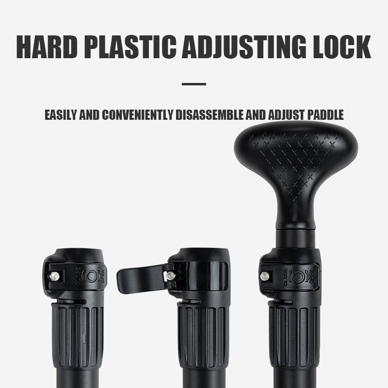 KOETSU Adjustable Aluminum Alloy Paddle for SUP Board and Kayak - Convertible Single/Double Head Oar for Water Sports,