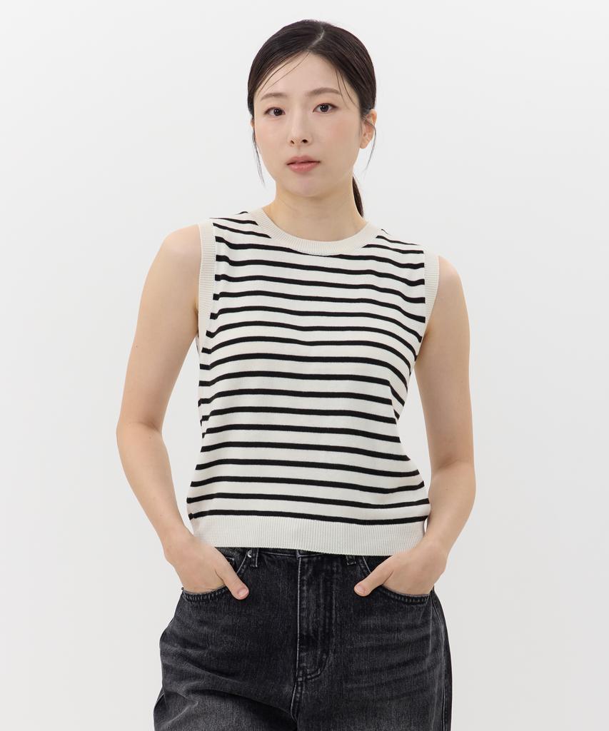 Kkomma Cmk02 Objet Stripe Vest