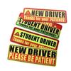 Reflective Student Driver Magnets Stickers Student Driver Driver Bumper Magnets  Teenagers