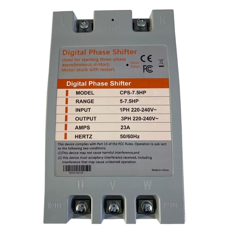 Industrial 15A Digital Phase Shifters for Converting Single Phase To Three Phase In Residential & Commercial Setting 