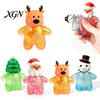 Calm Down Tools for Home Christmas Santa Snowman Squeeze Stress Ball, Slow Rising Soft TPR Balls Fidget Toy Anxiety Relief, Cute Holiday Decompression