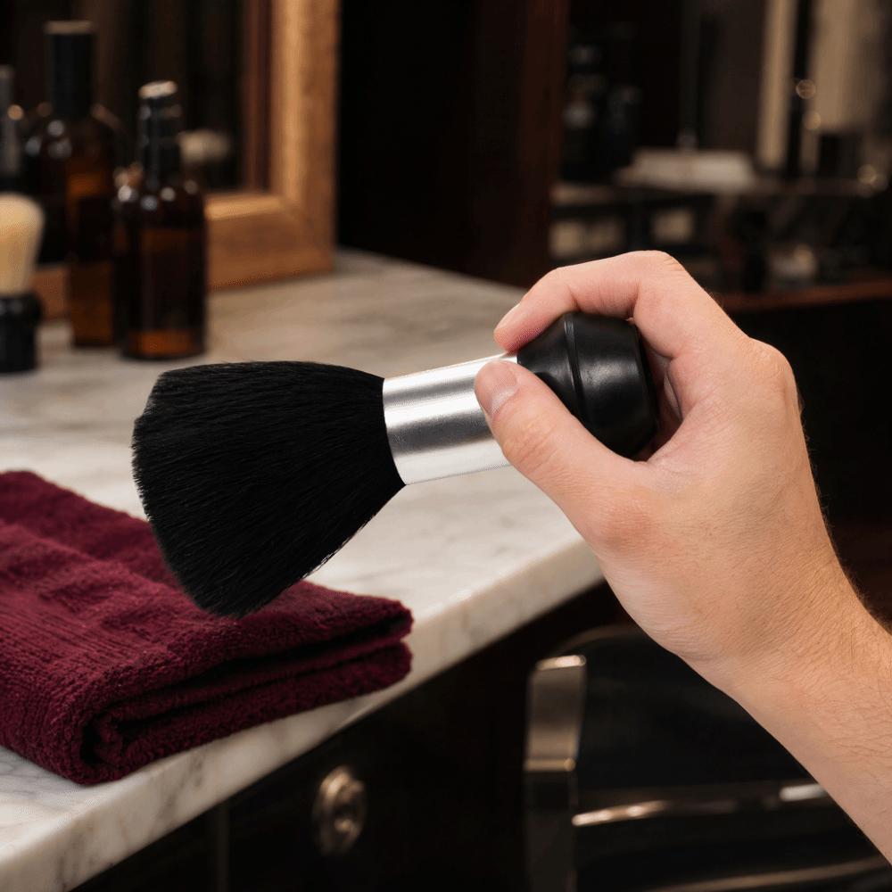 PP Neck Duster Brush Soft Face Duster Brush Styling Tools Barber Hairbrush Barber Use
